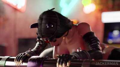 CatWoman getting Deeply Anal Creampied by a Dog [JackerMan]