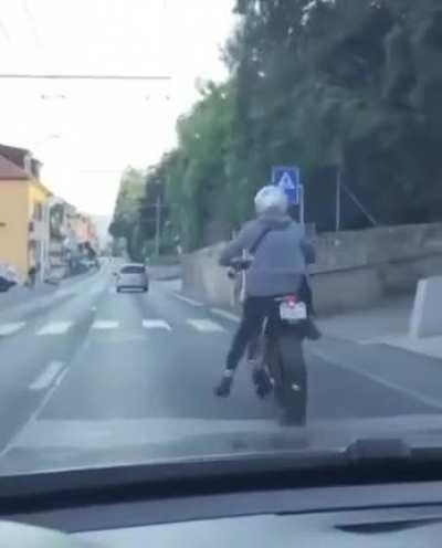 Just a normal biker