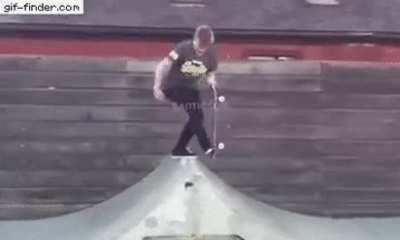 Looks like a Wile E. Coyote kind of move