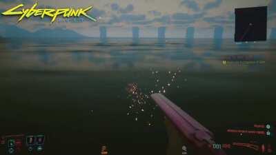 Cyberpunk Vs Red Dead Redemption 2 - Water Physics