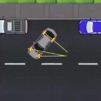 The geometry behind parallel parking