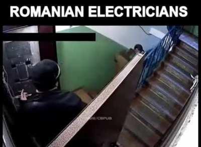 WCGW while fixing the electricity!?