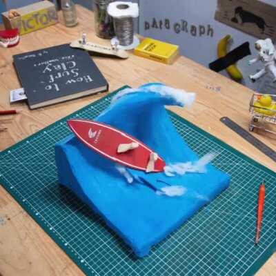 And this is what happens with 8kg of clay! Created by Patagraph