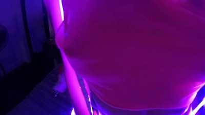 Love the way lights show whats under my new sheer tank top!