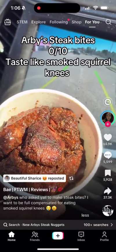 Idk why she thought that was a good idea 😂