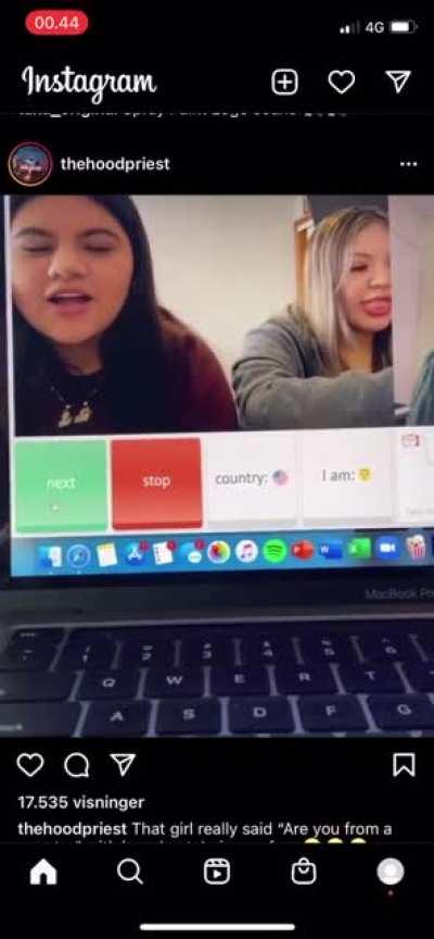 Asking US citizens to name 5 countries