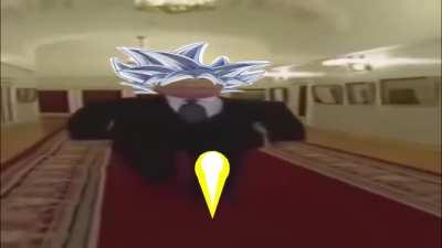 UI Goku taking a nice walk