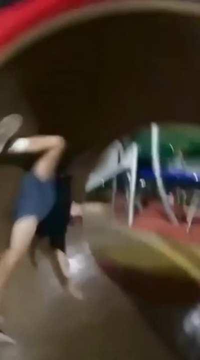 When Running in a Barrel of Fun, Don't Trip.