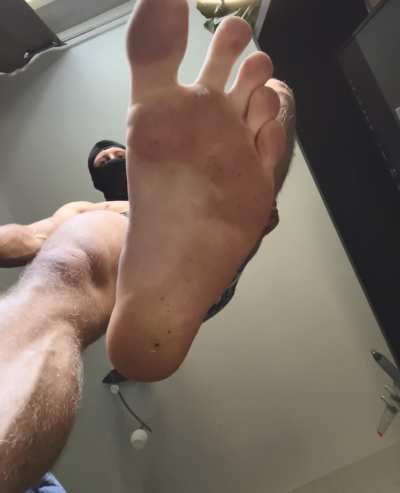 How do you feel about my Huge feet? ;)