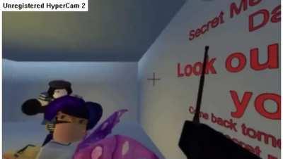 Secret Message of the Day: Look our behind you! | (earrape warning)