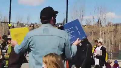 Visited the anti-maskers over the weekend and tried to turn a profit.