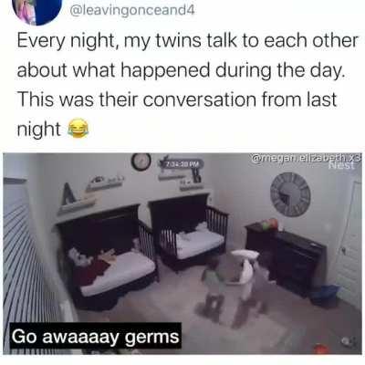 Go away germs!