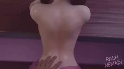 DVa Doggystyle Squirt Creampie (RashNemain)