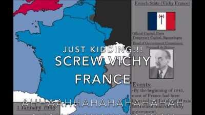 foutre le régime de vichy, toutes mes copainns détsesteent le regime de vichy 😠😠😠😠😠