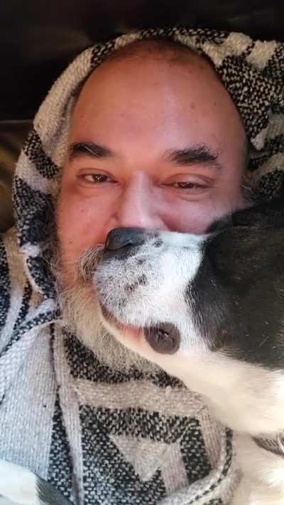 One minute of dog snoring.