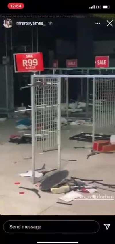 There has been one type of store untouched in South Africa by the looting. Guess which one.