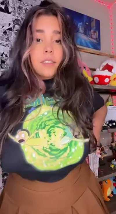 Would you fuck me raw if I was your big tiddy goth gf? Be honest…