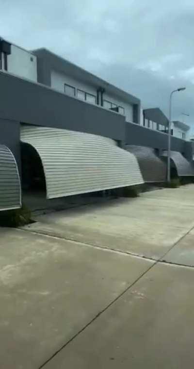 We had some strong wind today…