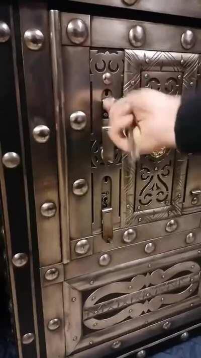 The locking system of the 250-year-old vault