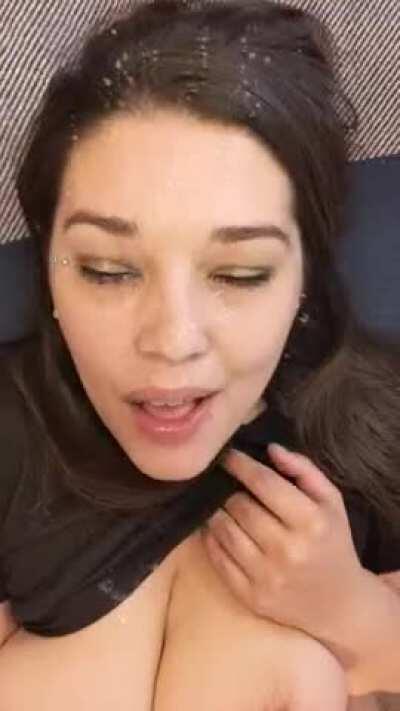 I'm not even drunk yet and I already got covered in cum on St Patrick's day lol 😜