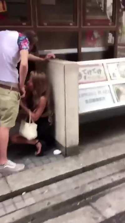 When you don’t expect a public street to have pedestrians