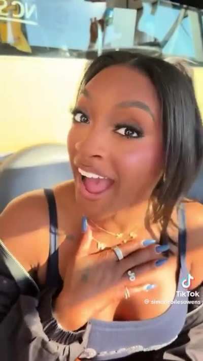 Simone doing the infamous High School Musical challenge