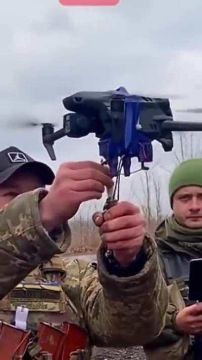 Current mode, the drone is ready to do accurate work