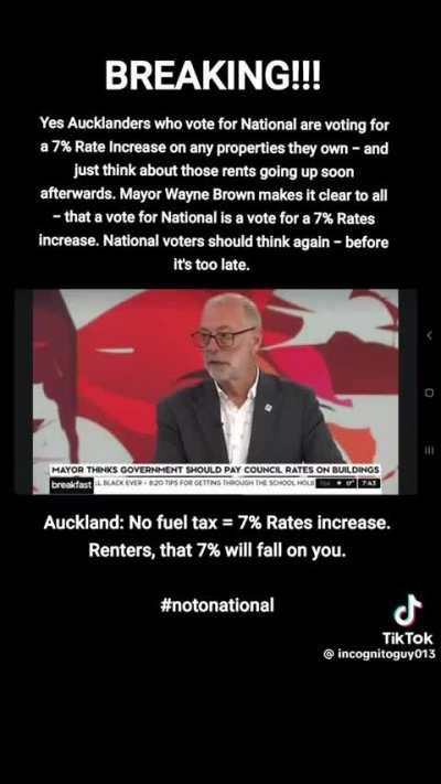 Wayne Brown rates increase