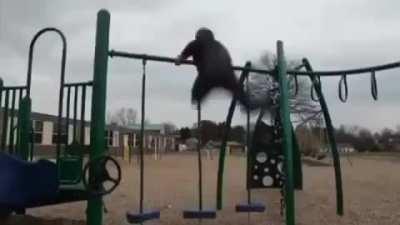 Crotch + pole + high velocity =