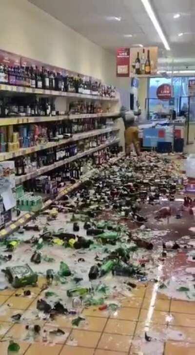 Woman destroys $130,000 in alcohol at a Aldi in Stevenage