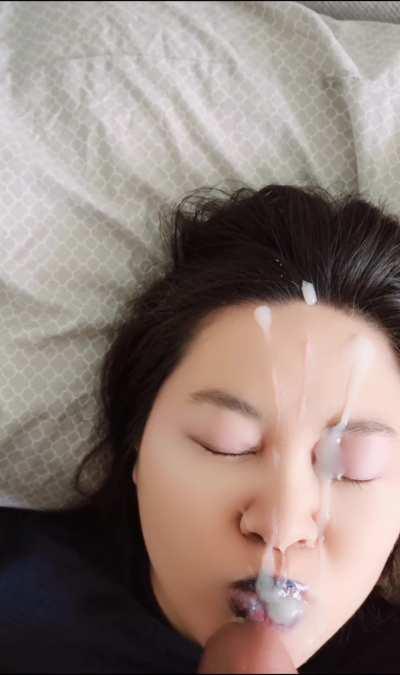 Aim for the eyes and lips she says