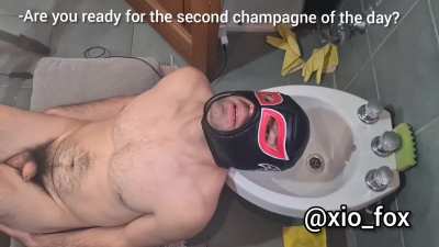 I'll pee on your face but you'll have to swallow it all