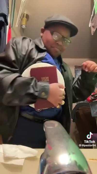 Lil Bro is like 62 in His Head 😎