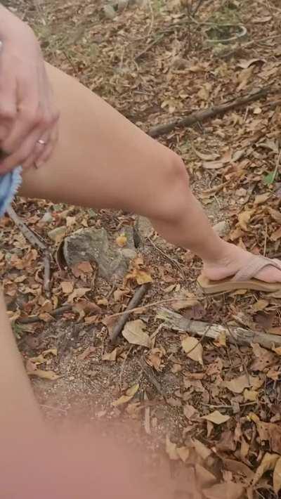 When you gotta go, pull over to the side of the road and do it.