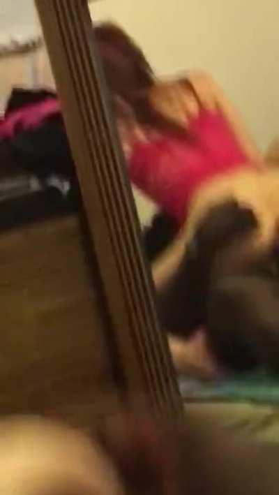 Teen Tapes Her Friend Fucking BBC