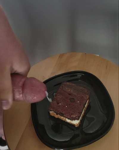 Cum on a brownie ;P