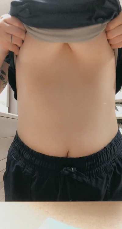 I wear a compression bra that’s two sizes too small while I’m at work, so none of my patients *really* know how big they are 🤫