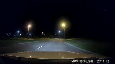 This guy almost killed me while going the wrong way on a divided highway