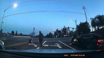 2 idiots today. No idea why they fought in the first place.