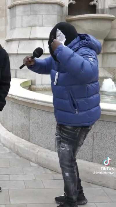 On behalf of the rest of us Brummies, I'd just like to apologise to Americans for this gimp 🤦🏻‍♂️