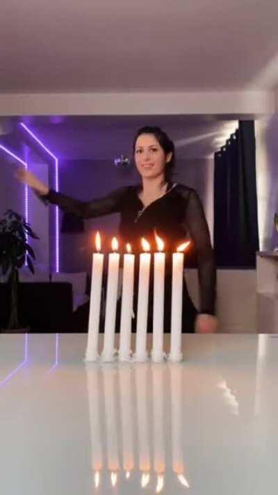 We don't invite her to Hanukkah anymore