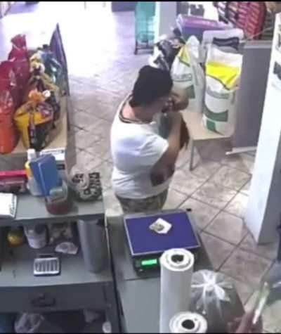 what could go wrong trying to pet a bird that just landed next to your money