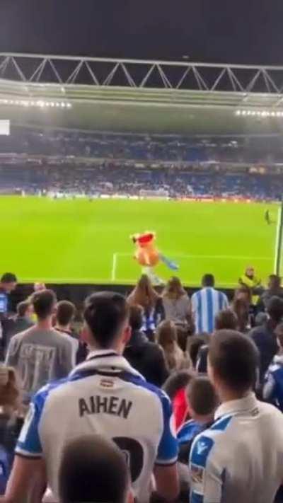 Outjerked by Real Sociedad Mascot