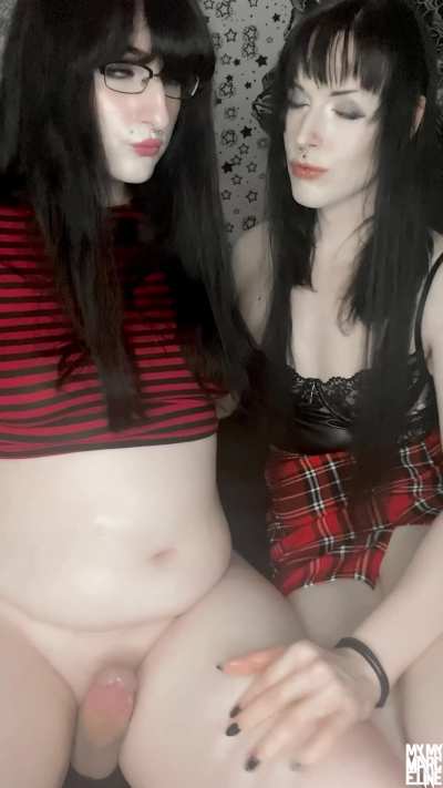 Would you let two goth femboys have sex with you? 😳