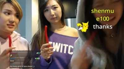 Janet not wearing a bra