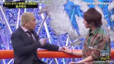 When he does the big and small tattas voice I felt that