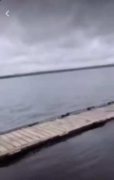 He was just checking the surface tension