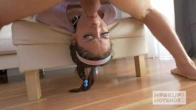 [/r/PornstarsOnPoles] Ashly Anderson Receives A Proper Face Fucking