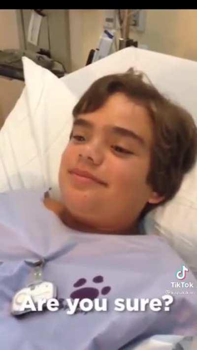 Kid swallowed a what?