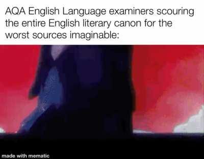 English was shit